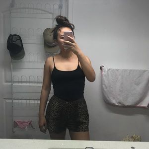 Michael kors cheetah print flowy shorts